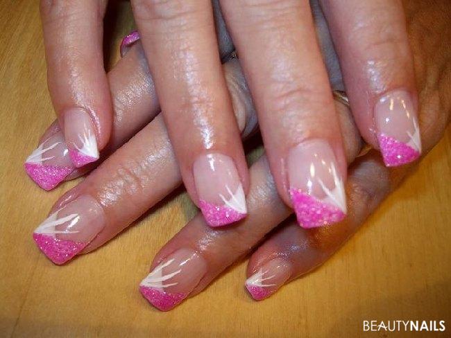 Verwunderlich Nageldesign Pink French Ebenbild